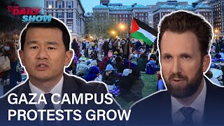 Pro-Palestinian College Protests Grow as Police Crack Down | The Daily Show