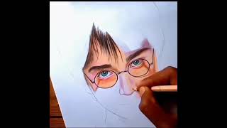 Drawing Harry Potter | Xtreme sketch time-lapse with colour pencils #drawholic
