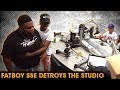 Fatboy SSE Destroys The Breakfast Club Studio When He Realizes There's No Breakfast