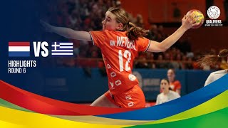 Netherlands vs Greece | Highlights | Women's EHF EURO 2022