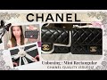 Chanel Mini Rectangular Unboxing // QUALITY ISSUES? Different leathers?