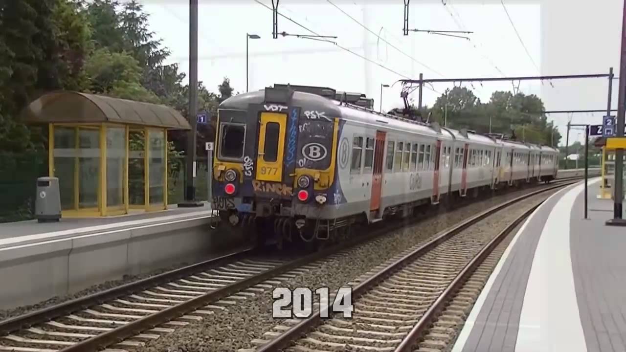 NMBS SNCB TRAINS OVER THE YEARS 2 - YouTube