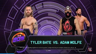 Tyler Bate Vs Adam Wolfe(205 Live)