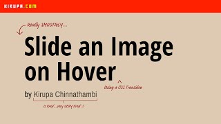 Slide an Image on Hover Using a CSS Transition