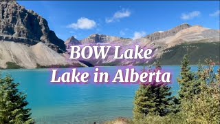 Bow lake | Icefields Parkway in Banff National Park | Alberta Canada