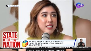 Pag-obliga sa mga anak na suportahan ang magulang dahil sa 'utang na loob'... | SONA