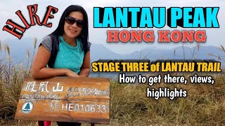 LANTAU PEAK(鳳凰山) HIKE HONG KONG | STAGE 3 LANTAU TRAIL (How to get there, views, highlights)