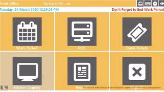 How to sale and view report on Restaurant POS system