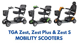 TGA Zest, Zest Plus, Zest S Mobility Scooter | Bayliss Mobility