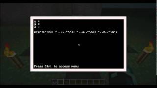 Applications of ComputerCraft Tutorial: Basic Lua