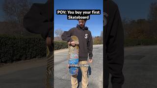 POV you buy your first skateboard?! #skateboarding #skate #POV #shorts