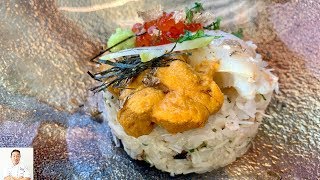 Stone Crab Uni Rice Cake | Joe's Stone Crab