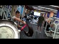 justin chin performs international bulgarian bag squat u0026 spin challenge jan.2011