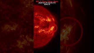 M2.7 Class Solar Flare - Friday, 2025-01-24 21:04 #shorts  #solar #spaceweather #solarflare