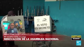 Informe desde Quito: 151 escaños del Congreso están en juego en las elecciones