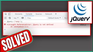 How To Fix "jQuery is not defined" WordPress Error:4/$ is Not Defined Error