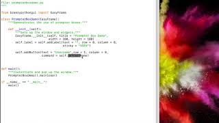Python08 - Prompter Box Demo