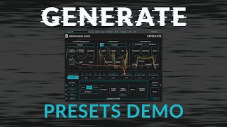 New Generate Plug-in from Newfangled Audio: Presets Demo