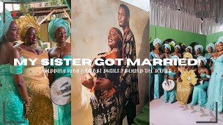 HOW I SPENT MY DAY IN LAGOS | TRAD WEDDING EDITION: Aseobi girls + Nigerian wedding + BTS |  Marien