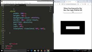 Creating a Torchlight effect using HTML and CSS.