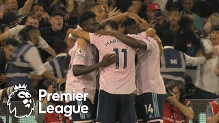 Marc Guehi own goal doubles Arsenal advantage v. Crystal Palace | Premier League | NBC Sports