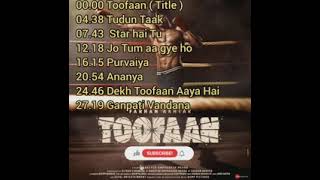 Toofaan - The Album | Farhaan Akhtar & Mrunal Thakur | Shanker Ehsaan loy | Javed Akhtar | Songs