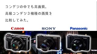 1型センサーおすすめ高級コンデジ画質比較【Canon G7X MarkII / SONY RX100M3 / Panasonic LUMIX LX9】