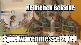 Spielwarenmesse 2019: Beleduc Neuheiten - natürlich mit vielen Kinderspielen!