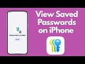How to View Saved Passwords on iPhone (Password & Passkeys) | Find Passwords on iOS 18/17