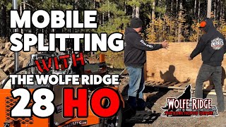 Mobile Wood Splitting - A Road Trip with the Wolfe Ridge 28 HO High Output Log Splitter!