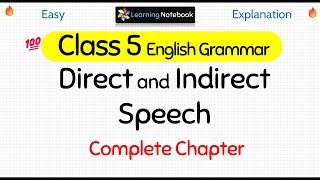 Class 5 Direct and Indirect Speech