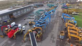 PRIMA Equipment yard from above