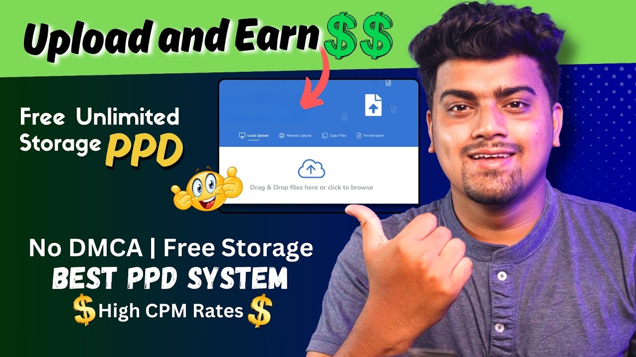 Upload File And Earn Dailyрџ ґbest Ppd Website To Make Money Free