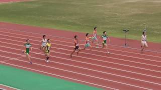 国体選手選考・強化普及競技会　男子100m　第19組　2017/4/16