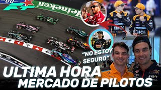 ¡¡ULTIMA HORA MERCADO de PILOTOS!! CADILLAC OBLIGADA a¿CAMBIAR? NORRIS FLIRTEA con FERRARI, RENOVACI