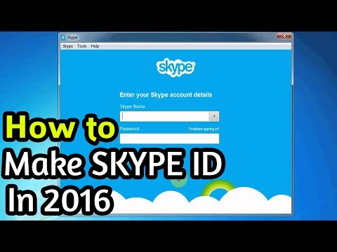 How to Make a Skype Account 2016 (Create Skype ID 2016) Step By Step How to Make a Skype Account 2016 (Create Skype ID 2016) Step By Step