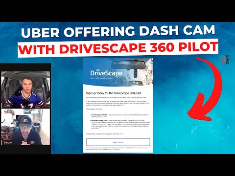 Uber ofrece cámaras de tablero con DriveScape 360 Pilot