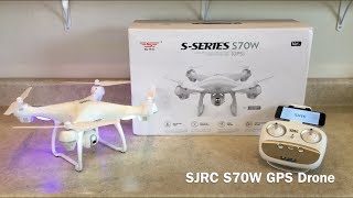 SJRC S70W GPS Drone Review