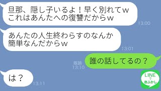 【LINE】昔私が彼氏を奪ったと勘違いした女が夫を略奪連絡「お前が憎い。早く離婚しろ」→誤解する妄想女にある事実を伝えた結果…