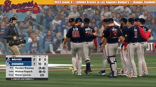 MLB The Show 24 | Atlanta Braves at Los Angeles Dodgers | NLCS Game 4