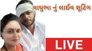 વાઘુભા નું લાઈવ શૂટિંગ ચાલો જોઈએ//bina panchal vlogs//dhmbha thakor//domro   comedy