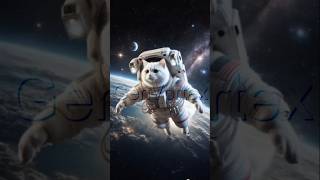 Lost in Space: Cat Falls from Space Station! 🐱🌌 #shorts #shortsvideo