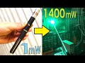 Download Crazy eBay green laser pointer mod. 1mW to 1400mW++ In Mp4 3Gp Full HD Video