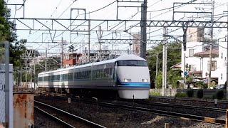 東武100系 108F 特急ｽﾍﾟｰｼｱきぬがわ6号新宿行き 北大宮駅通過