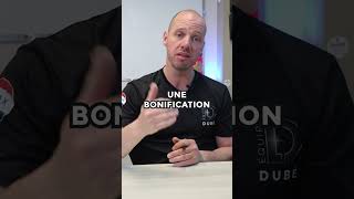 C'est quoi une bonification?🤔