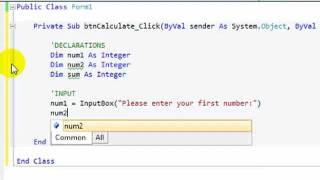 How to use InputBox in VB .Net