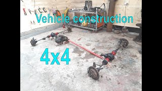 Build 4x4 project part 6: Vehicle construction 4x4 Rear differential and Front differential