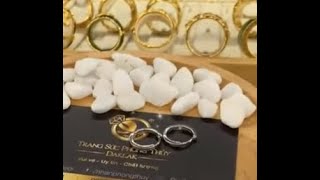 Cặp bông tai VÀNG TRẮNG phong thuỷ RioGems