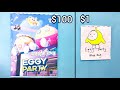 $1 VS $100 blind bag! | EGGY PARTY edition | ASMR