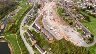 Phi Group Andacrib retaining walls at Saxon View, Nuneaton